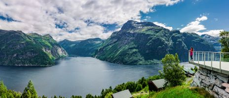 Aussicht auf Geirangerfjord