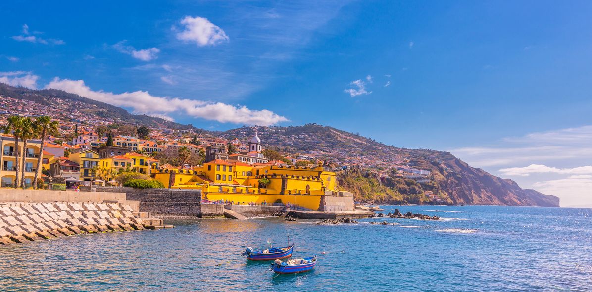 Blick auf Funchal auf Madeira