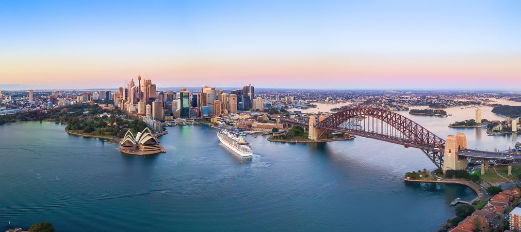 Kreuzfahrtschiff in Sydney