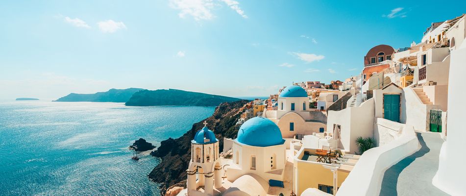 Ausblick auf Santorini