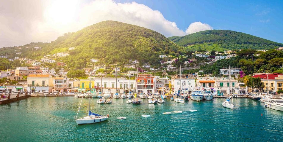 Blick auf Bucht Ischia