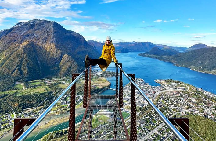 Mitarbeiterin Charline unterwegs in Norwegen