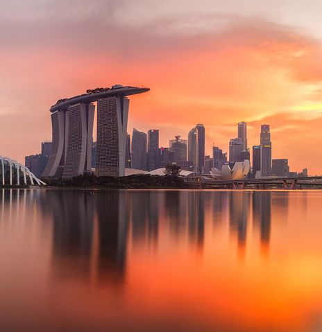 Skyline von Singapur