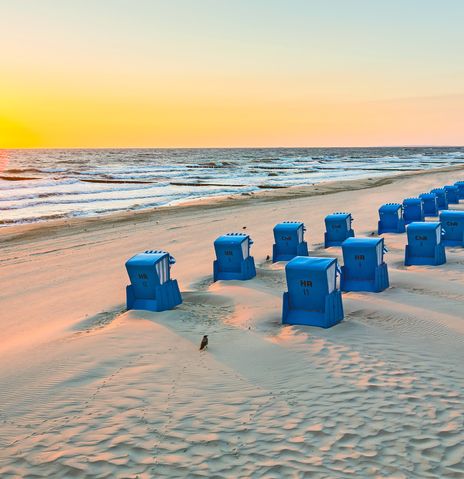 Strandkörbe an der Ostsee
