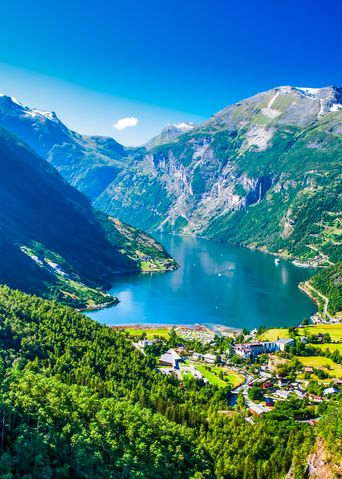 Geirangerfjord in Norwegen