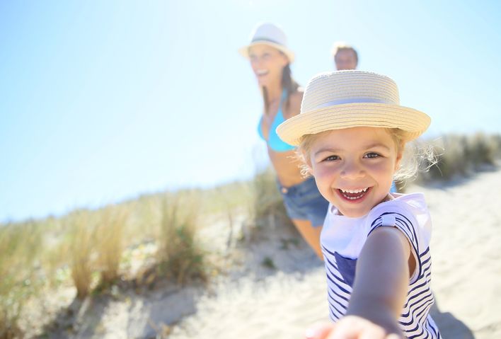 Kinder am Strand