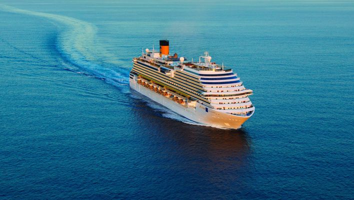 Costa Diadema auf hoher See