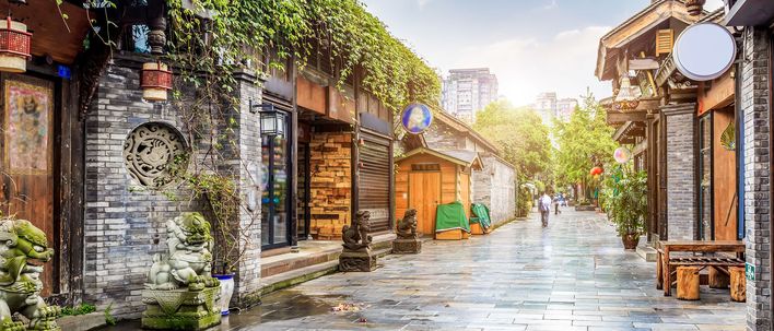 Chengdu in China