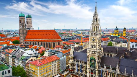 Blick auf die Stadt München