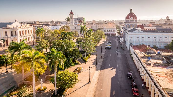 Koloniale Altstadt von Cienfuegos in Kuba