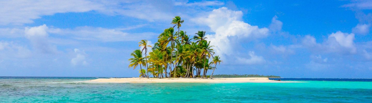 Kleine Insel in der Karibik
