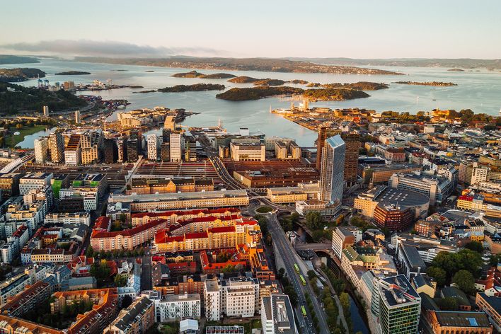 Blick auf Oslo